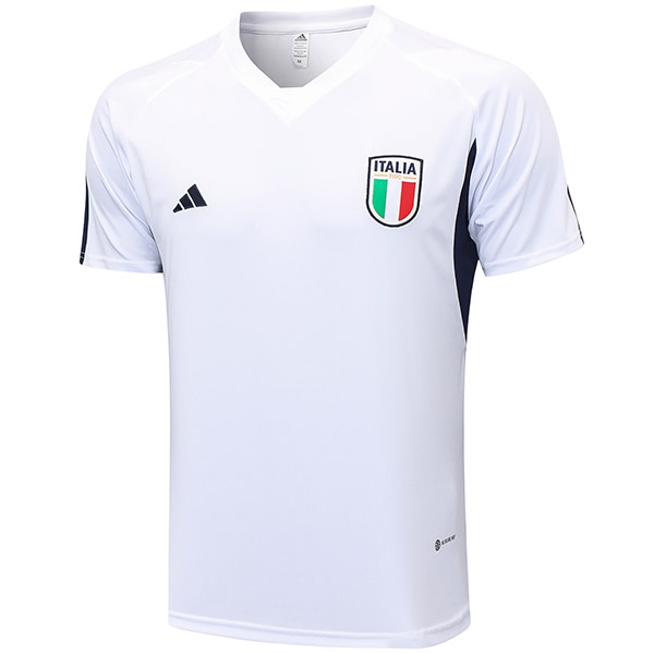 Italy training jersey soccer uniform men's white sportswear football kit top sports shirt 2023-2024